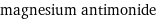 magnesium antimonide