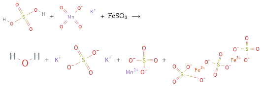  + + FeSO3 ⟶ + + + 