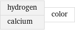 hydrogen calcium | color