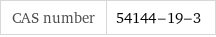 CAS number | 54144-19-3