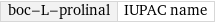 boc-L-prolinal | IUPAC name