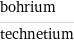 bohrium technetium