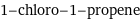 1-chloro-1-propene