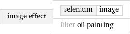 image effect | selenium | image filter oil painting
