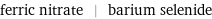 ferric nitrate | barium selenide