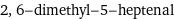 2, 6-dimethyl-5-heptenal