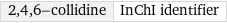 2, 4, 6-collidine | InChI identifier