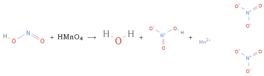  + HMnO4 ⟶ + + 