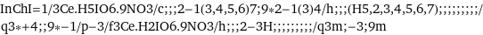 InChI=1/3Ce.H5IO6.9NO3/c;;;2-1(3, 4, 5, 6)7;9*2-1(3)4/h;;;(H5, 2, 3, 4, 5, 6, 7);;;;;;;;;/q3*+4;;9*-1/p-3/f3Ce.H2IO6.9NO3/h;;;2-3H;;;;;;;;;/q3m;-3;9m