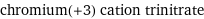 chromium(+3) cation trinitrate