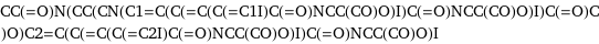 CC(=O)N(CC(CN(C1=C(C(=C(C(=C1I)C(=O)NCC(CO)O)I)C(=O)NCC(CO)O)I)C(=O)C)O)C2=C(C(=C(C(=C2I)C(=O)NCC(CO)O)I)C(=O)NCC(CO)O)I