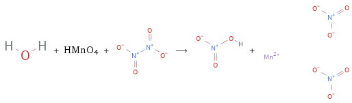  + HMnO4 + ⟶ + 