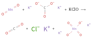  + + KClO ⟶ + + 