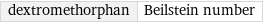 dextromethorphan | Beilstein number