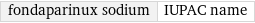 fondaparinux sodium | IUPAC name