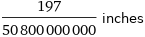 197/50800000000 inches