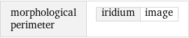 morphological perimeter | iridium | image