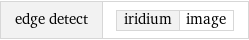 edge detect | iridium | image