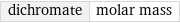 dichromate | molar mass