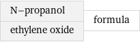 N-propanol ethylene oxide | formula