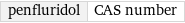 penfluridol | CAS number