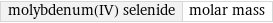 molybdenum(IV) selenide | molar mass